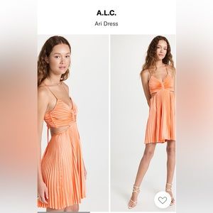 ALC ARI DRESS MINI PLEATED